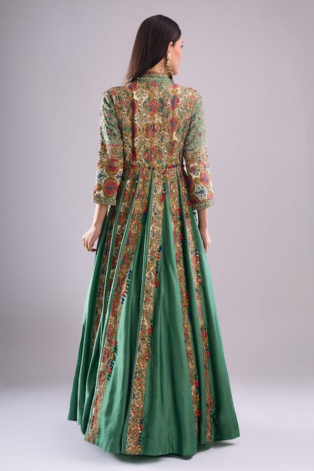 Debyani + CO Sapna Embroidered Anarkali With Dupatta