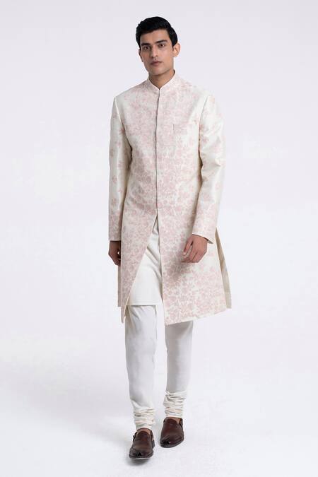 Dhruv Vaish Embroidered Sherwani Set 