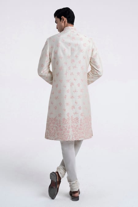 Dhruv Vaish Embroidered Sherwani Set 
