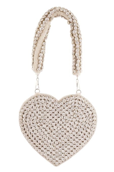 A Clutch Story Queen Of Heart Embellished Clutch 