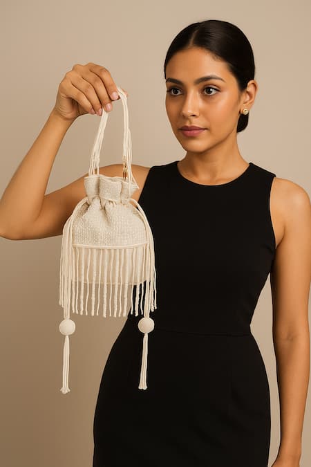 A Clutch Story Chandrika Embellished Potli 