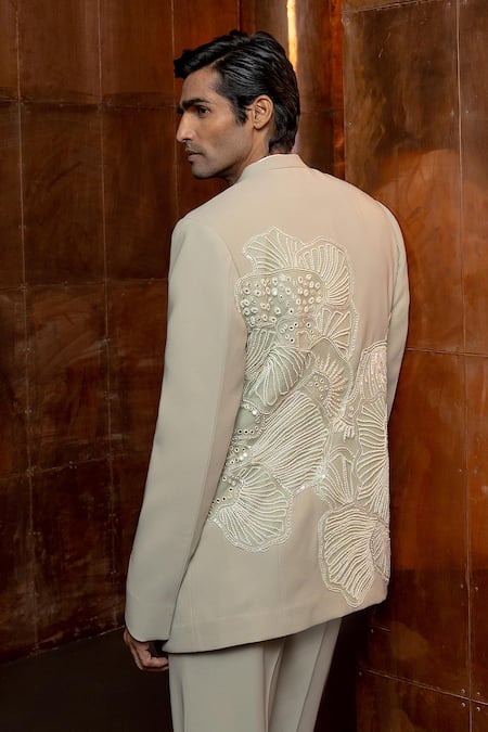 Mishru Delmar Embellished Bandhgala Set 