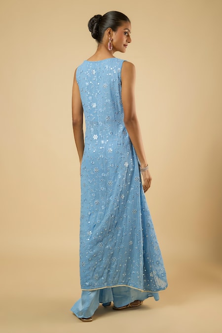 Dori & CO. Embellished Tunic Sharara Set 