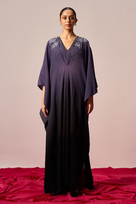 Sakshi Khetterpal Ombre Kaftan Dress  