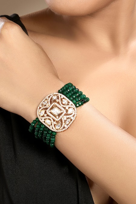 Hrisha Kundan Polki Bracelet 