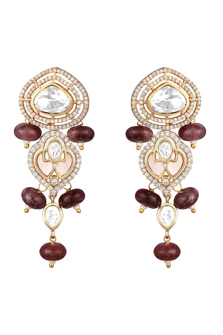 Hrisha Kundan Polki Earrings 