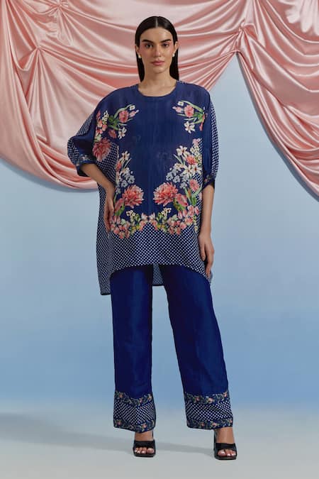 Pozruh By Aiman Myra Printed Top With Pant 
