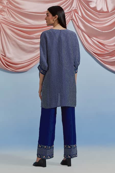 Pozruh By Aiman Myra Printed Top With Pant 