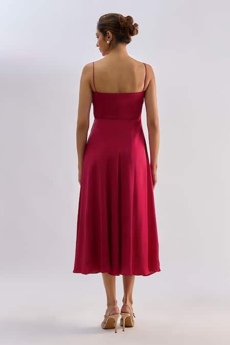 Emblaze Swarovski Embellished Floral Midi Dress 