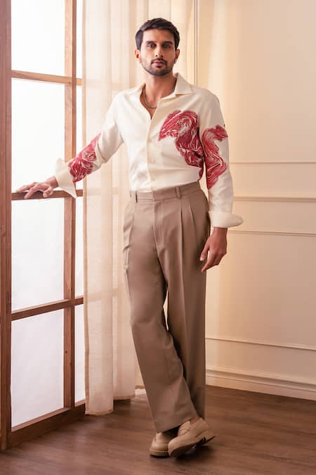 Rohit Doshi Abstract Print Shirt 