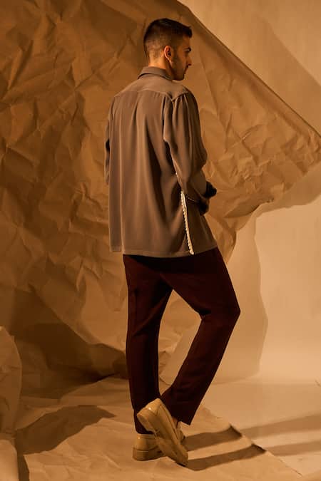 Rohit Doshi Comic Book Cover Art Embroidered Shirt 