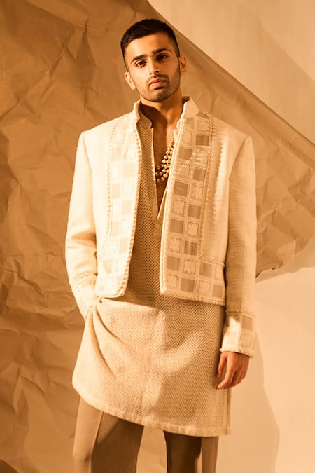 Rohit Doshi Chatai Matka Woven Jacket 