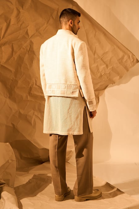 Rohit Doshi Chatai Matka Woven Jacket 