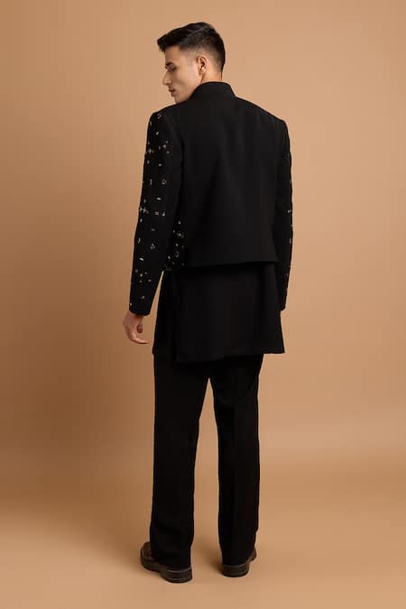 Rohit Doshi Embellished Short Kurta 