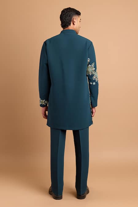 Rohit Doshi Patterned Lachka & Armani Short Kurta 