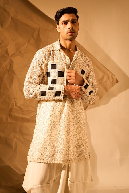 Rohit Doshi Floral Pattern Kurta 