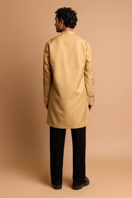 Rohit Doshi Icecream Scoops Embroidered Kurta 