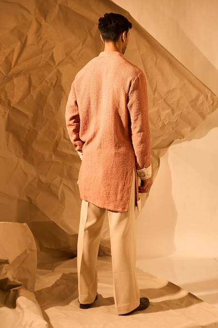 Rohit Doshi Textured Kurta