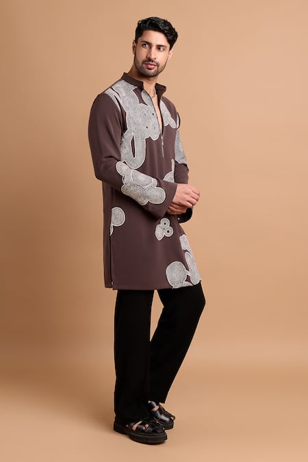 Rohit Doshi Abstract Pattern Kurta 