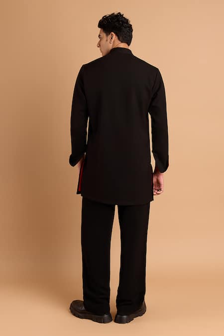 Rohit Doshi Paisley Embroidered Short Kurta 