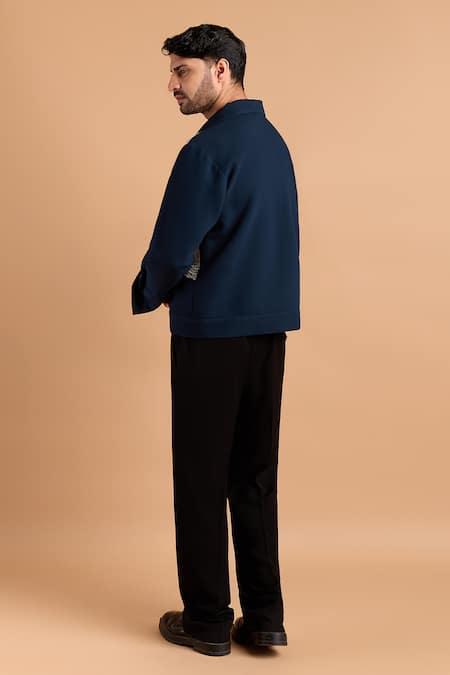 Rohit Doshi Abstract Embroidered Jacket 