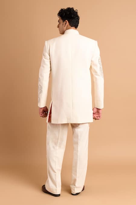 Rohit Doshi Paisley Embroidered Pant 