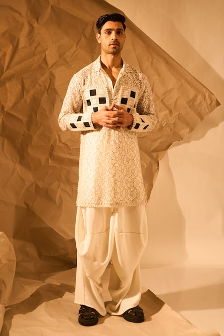 Rohit Doshi Embroidered Dhoti Pant 