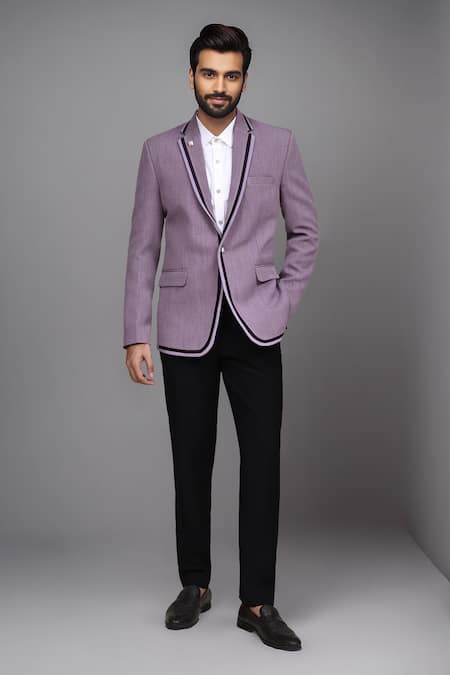 Arihant Rai Sinha Plain Single Breasted Blazer 