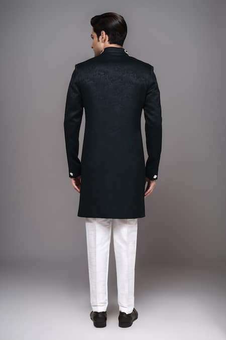 Arihant Rai Sinha Jacquard Stone Work Bandhgala & Pant Set 