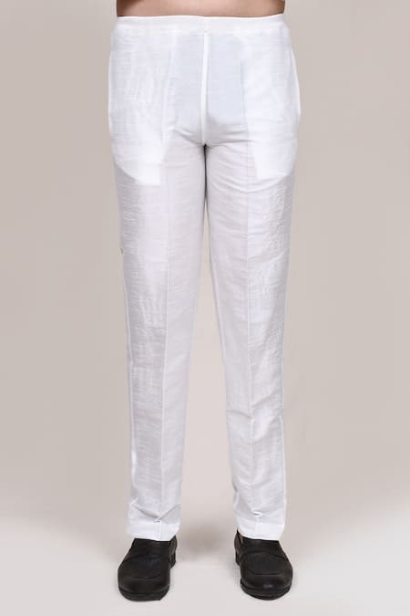 Arihant Rai Sinha_Green Jacquard Stones, Beads, Embroidery, Metallic Work Bandhgala And Pant Set _Online_at_Aza_Fashions