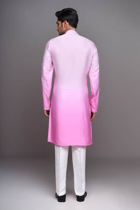 Arihant Rai Sinha Ombre Zardozi Embroidered Kurta & Pant Set 