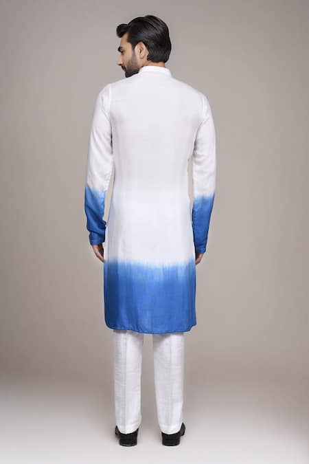 Arihant Rai Sinha Ombre Elephant Embroidered Kurta & Pant Set 