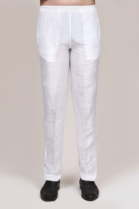 Arihant Rai Sinha_Pink Brocade, Silk Digital Print Floral And Avian Kurta Set _Online_at_Aza_Fashions