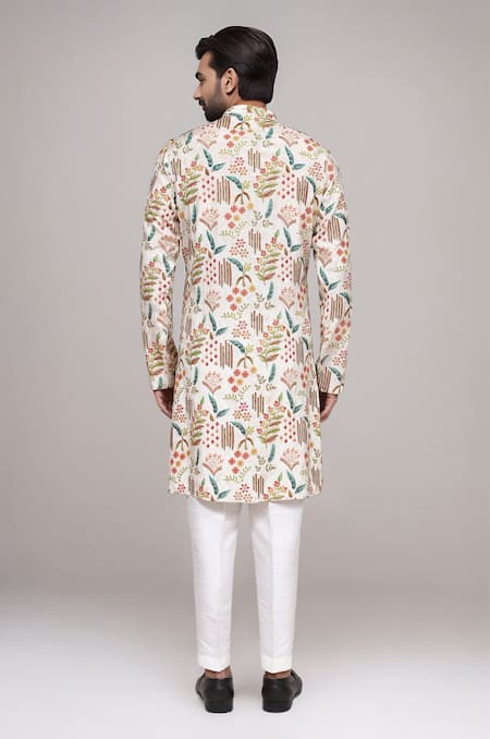 Arihant Rai Sinha Floral Printed Kurta & Pant Set 