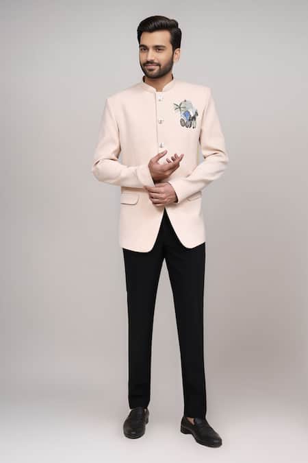 Arihant Rai Sinha Cutdana Work Bandhgala & Pant Set 