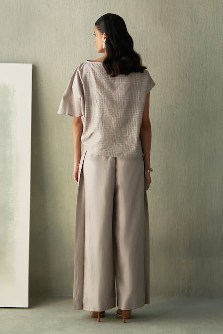 Febo6 Steel Pleated Trouser 