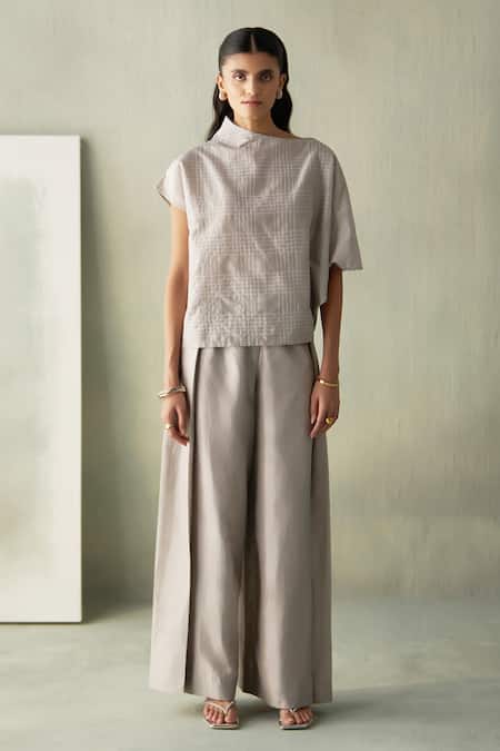 Febo6 Steel Pleated Trouser 