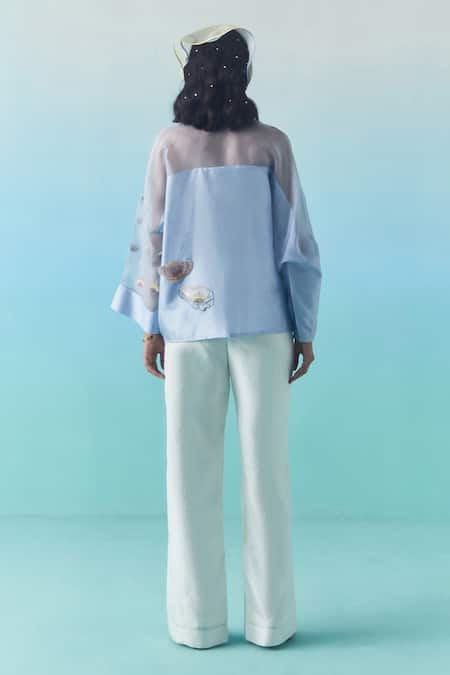 Febo6 Silk Plain Trouser  