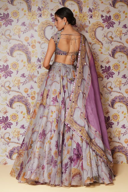 Mahima Mahajan Layla Floral Print Lehenga Set  
