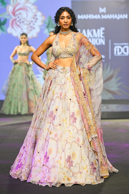 Mahima Mahajan Hanifa Floral Print Lehenga Set 