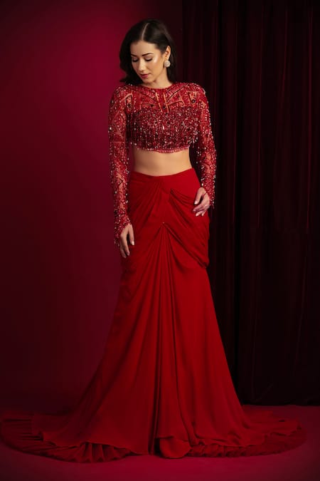 Aayushi Maniar Kaira Mermaid Lehenga & Blouse Set 