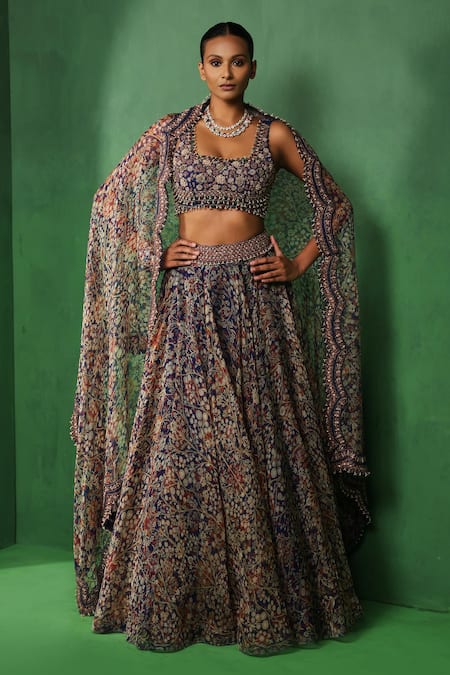 Ridhima Bhasin Ovelyn Printed Blouse Lehenga Set 