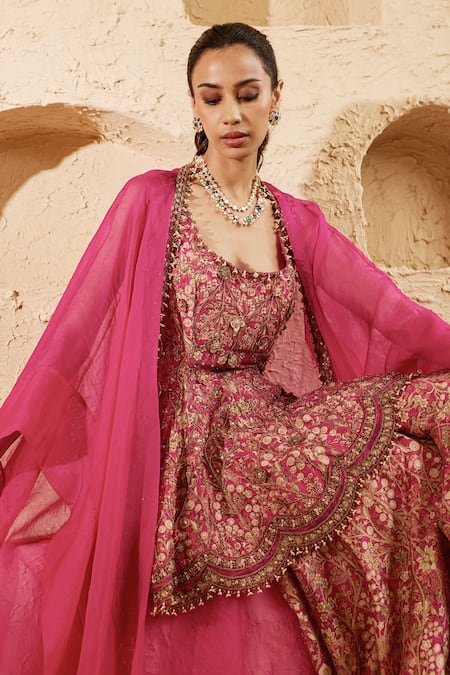 Ridhima Bhasin Eirah Embroidered Cape Sharara Set 