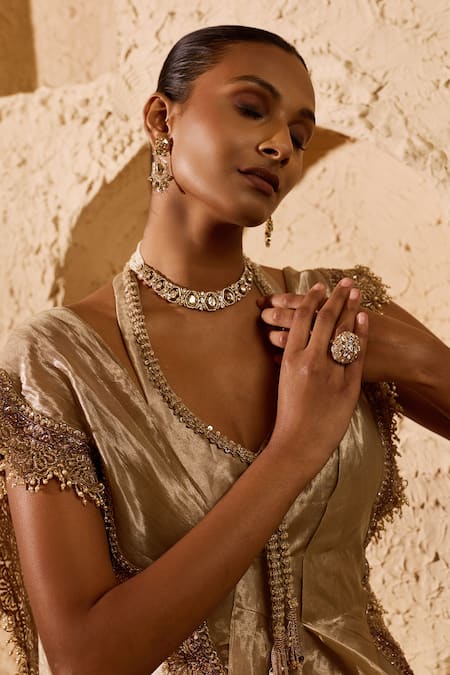 Ridhima Bhasin Avira Embroidered Blouse Sharara Set 