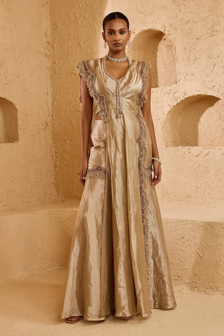 Ridhima Bhasin Avira Embroidered Blouse Sharara Set 