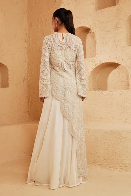 Ridhima Bhasin Noorah Embroidered Kurta Palazzo Set 