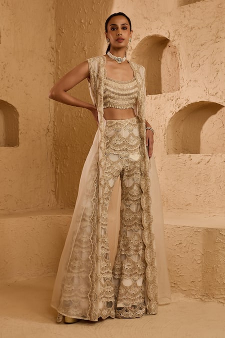 Ridhima Bhasin Liora Embroidered Jacket Pant Set