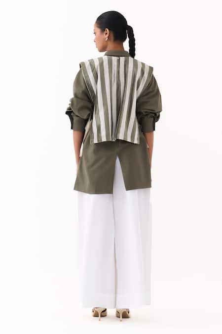 Three Stripe Velvet Overlay Jacket Pant Set 