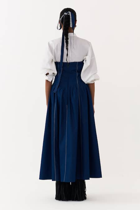 Three Panelled Shirt With Corset Dress 