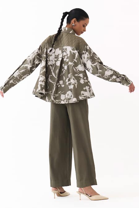 Three Floral Print Shirt